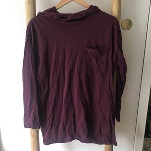 Skargorn burgundy hoodie